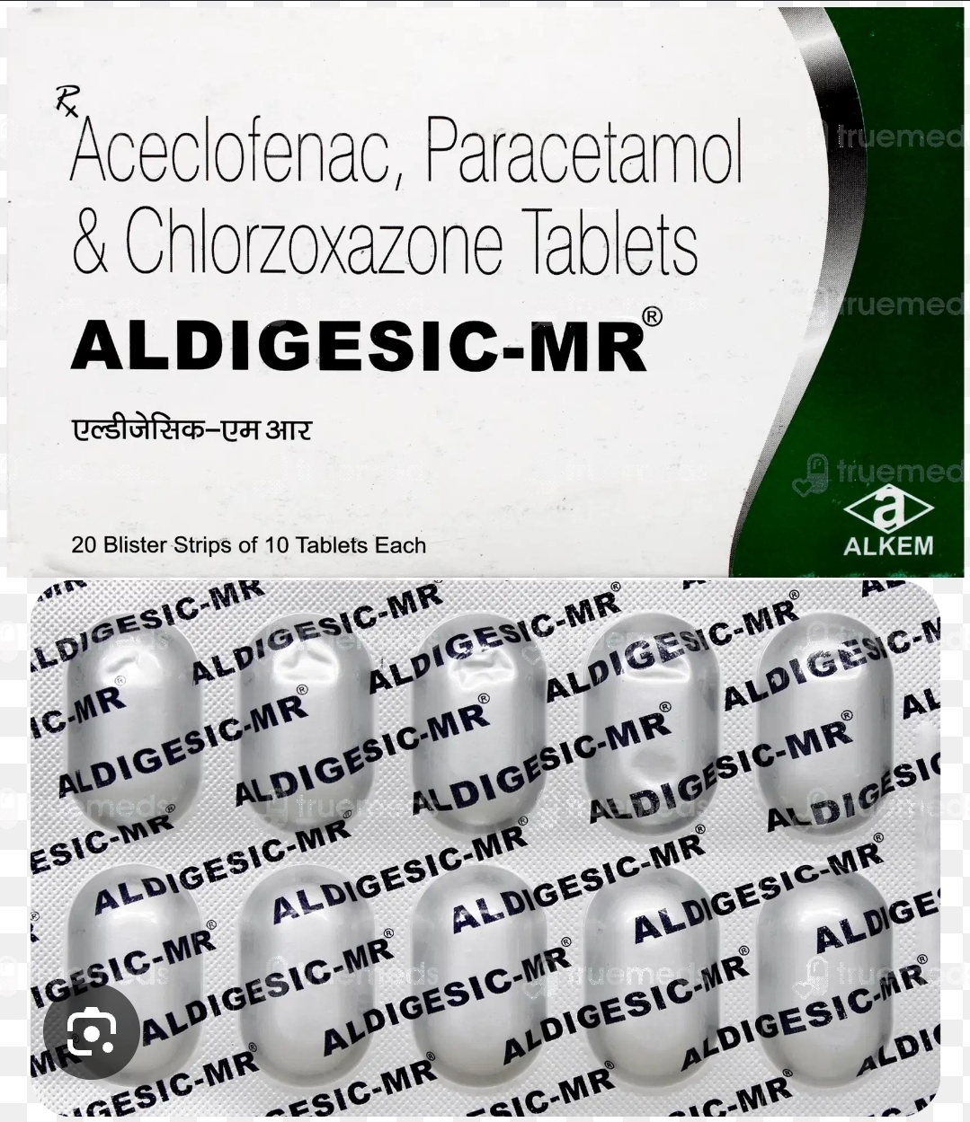 ALDIGESIC MR TAB 20X10