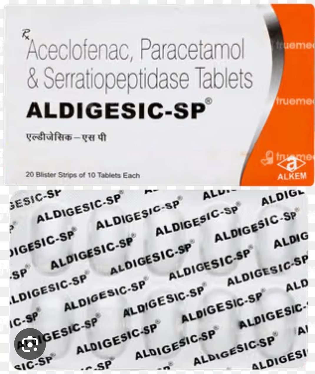 ALDIGESIC SP TAB 20X10
